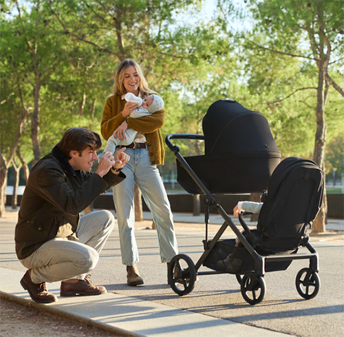 Coche silla MODU para hermanos diferente edad